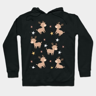 Reindeer Pattern Hoodie